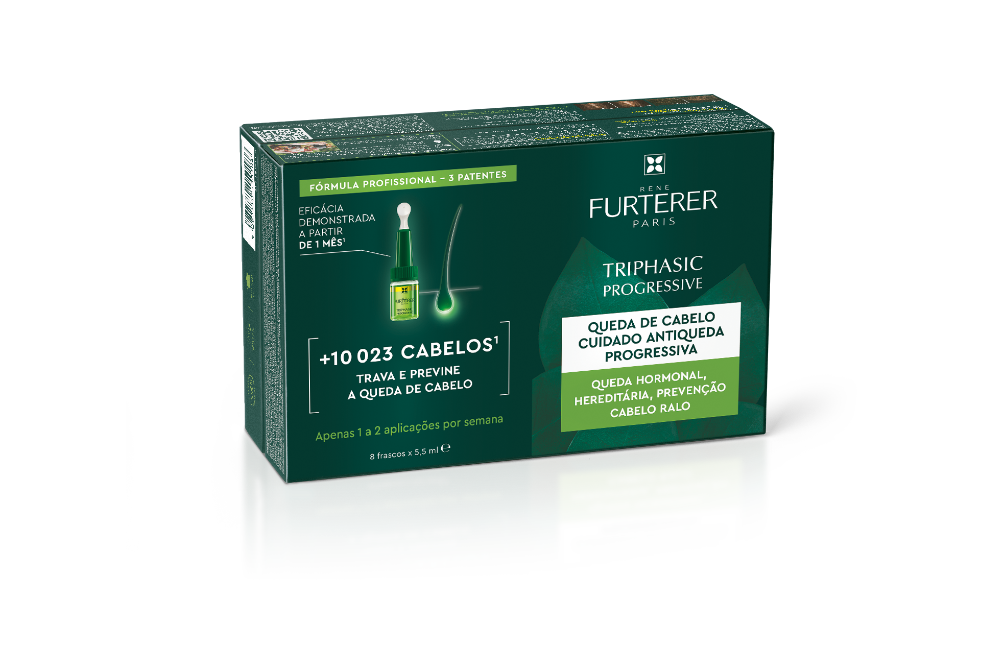 René Furterer Triphasic Progressive Trattamento Contro La Caduta Dei Capelli 8 flaconi